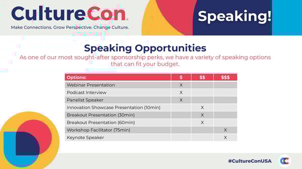 CultureCon 2026 Partnerships - Page 13